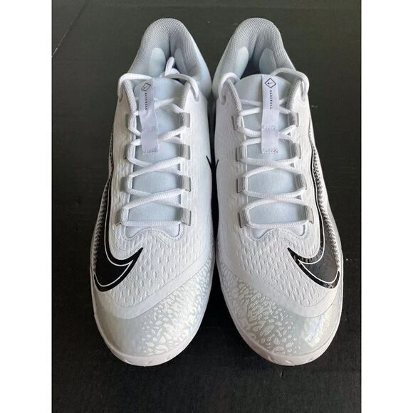 Nike Alpha Huarache Elite 4 Low FD2745-100 Baseball Cleats Men’s Size 14 - Picture 3 of 10